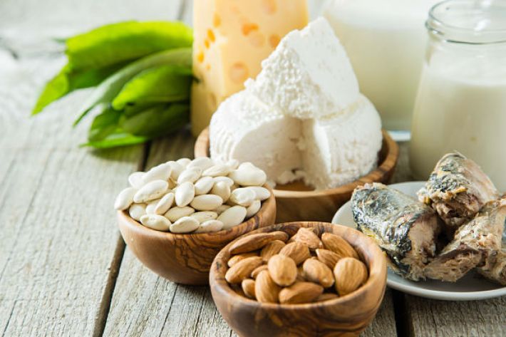 How much calcium in everyday food portions?